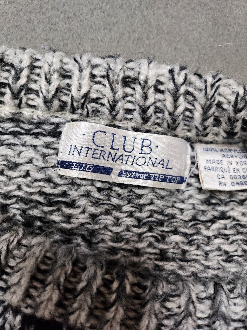 Vintage Club International Men's Geometric Knit Sweater Eclectic Grandpa Artsy - Picture 7 of 12